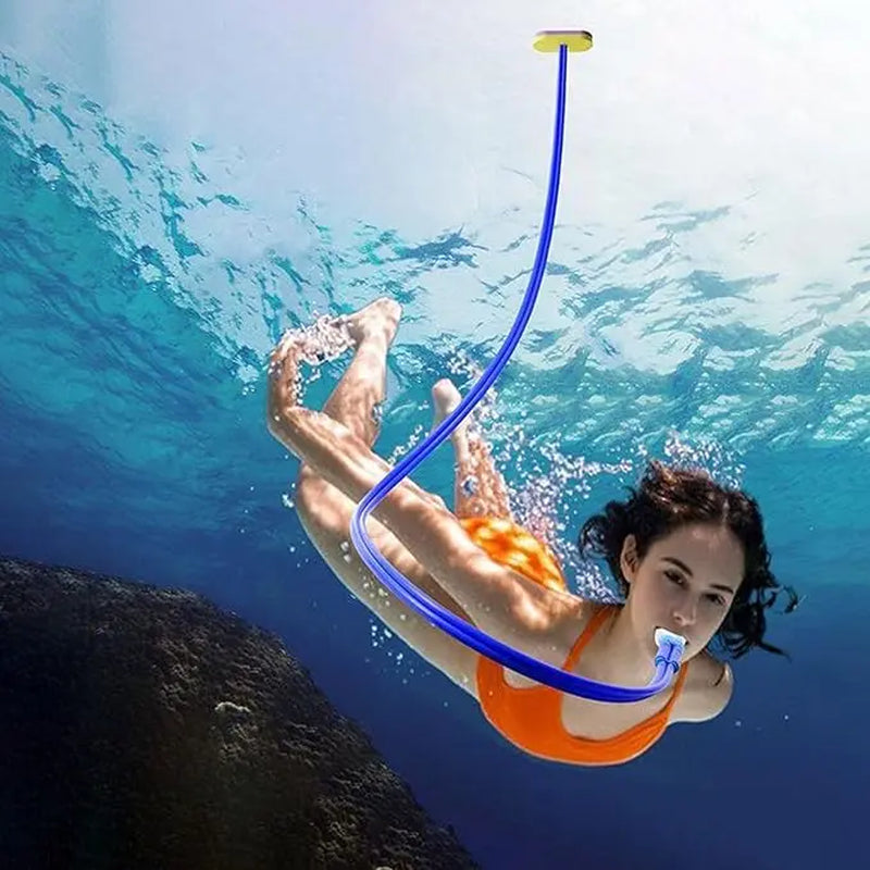 Scuba Diving Oxygen Supply Set with Snorkels, Single-Dual Head Splash-Resistant Regulator, Silicone Leak-Proof Underwater Breathing Valve & Diving Masks (Pool & Water Toy for Training)