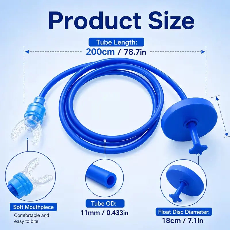 Scuba Diving Oxygen Supply Set with Snorkels, Single-Dual Head Splash-Resistant Regulator, Silicone Leak-Proof Underwater Breathing Valve & Diving Masks (Pool & Water Toy for Training)